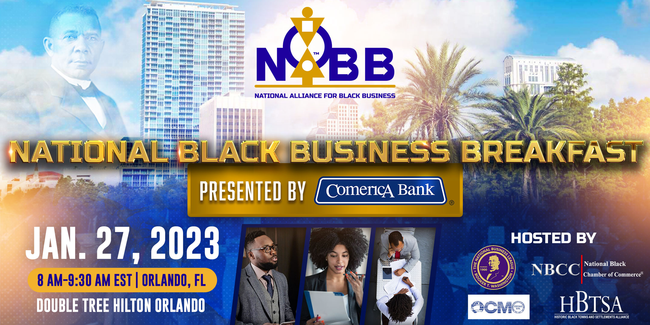 National Alliance for Black Business Breakfast Flyer